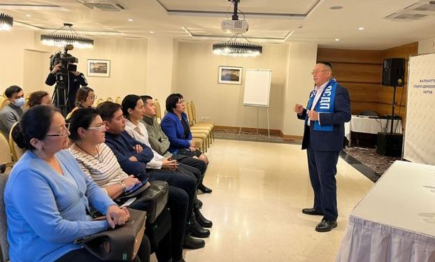 Нұрлан Әуесбаев Астана қаласында сайлаушылармен кездесу өткізді
