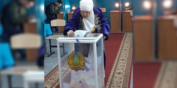 107 жастағы әже дауыс берді