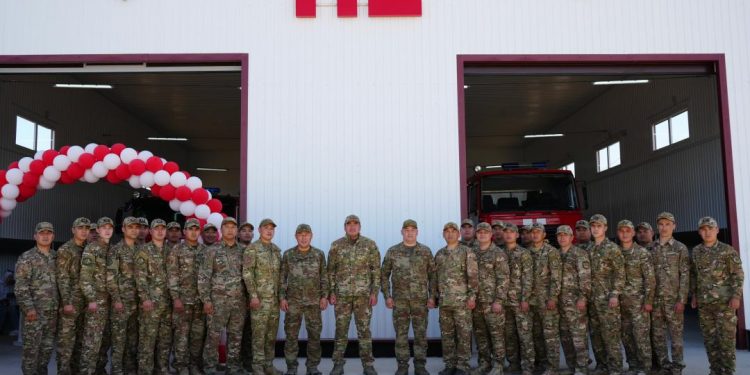 Доссор кентіндегі жаңа өрт сөндіру депосы 15 мың тұрғынды қорғайды