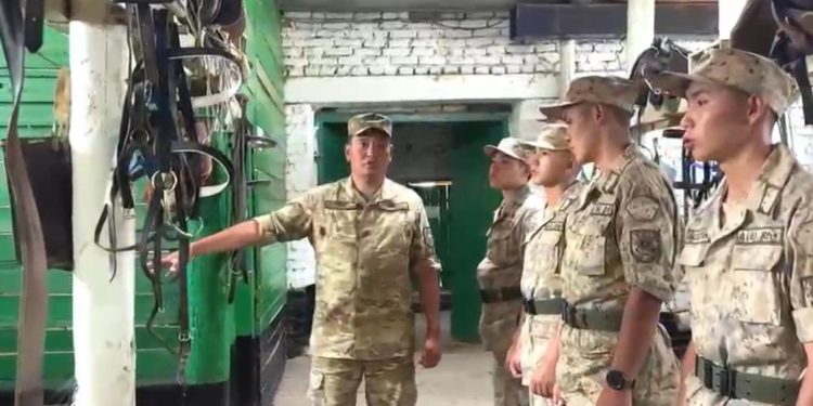 “Селті” шекара бөлімшесінде сарбаздарды қарсы алу рәсімі өтті