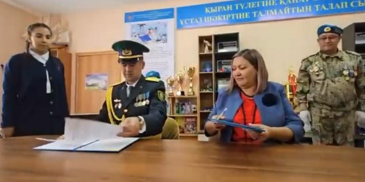 “Жас сарбаз” әскери-патриоттық үйірмесінің ашылуы