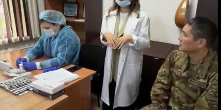 «Сарқан» шекара бөлімінде АИТВ инфекциясының алдын алу бойынша сұхбат өтті