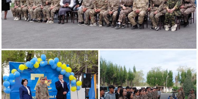 Алакөл ауданында «Отанға адал қызмет – ұрпаққа аманат» тақырыбында көрсетілім сабақ өтті