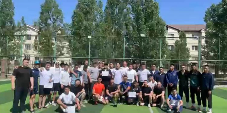 «Қорғас» шекаралық бақылау басқармасында шағын футболдан жарыс өтті