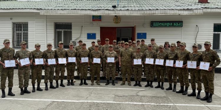 Панфилов ауданында курсанттарды қорытындылау және марапаттау шарасы өтті