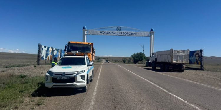 Полиция перекрывает каналы нелегального вывоза щебня и песка в Жетiсу