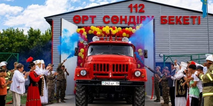 Жетісу облысында «Ауыл құтқарушылары» бағдарламасы аясында 5-ші өрт cөндіру бекеті ашылды
