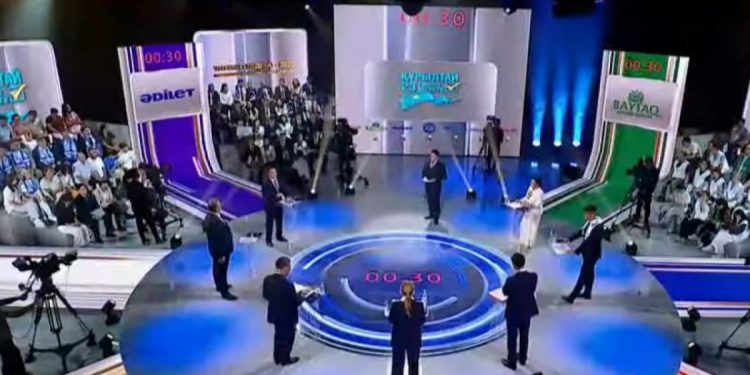 Ұлттық теледебат: Партиялар қоғамға ұсынатын негізгі бастамаларын таныстырды