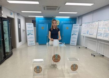 Қазақстан Республикасының азаматтары Құрылтай депутаттарын сайлауына бірінші болып Кореяда жүзеге асырды