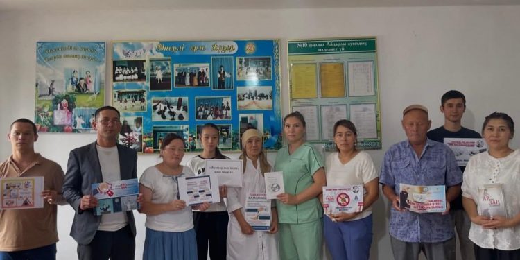 Жастар арасында түсіндіру жұмысы жүргізілді