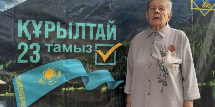 Тыл ардагері сайлауға барды